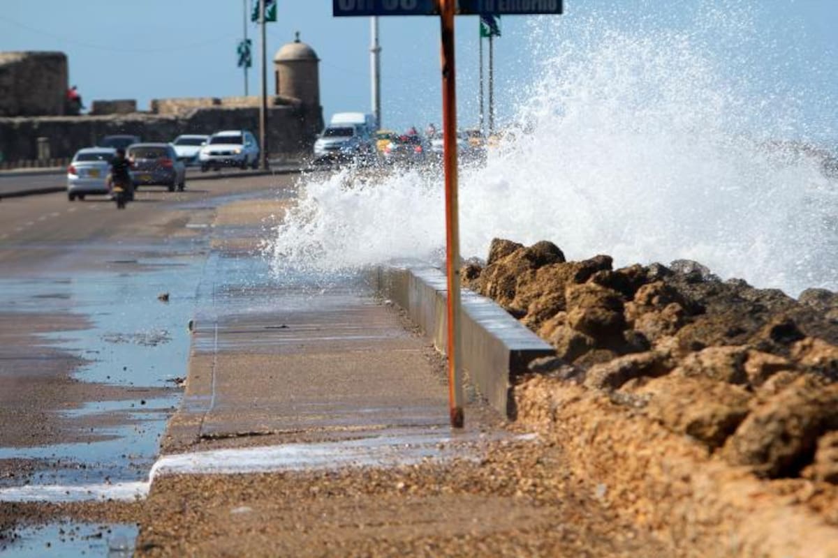 Este 24 de septiembre, marea podría llegar hasta los 64 cm en Cartagena
