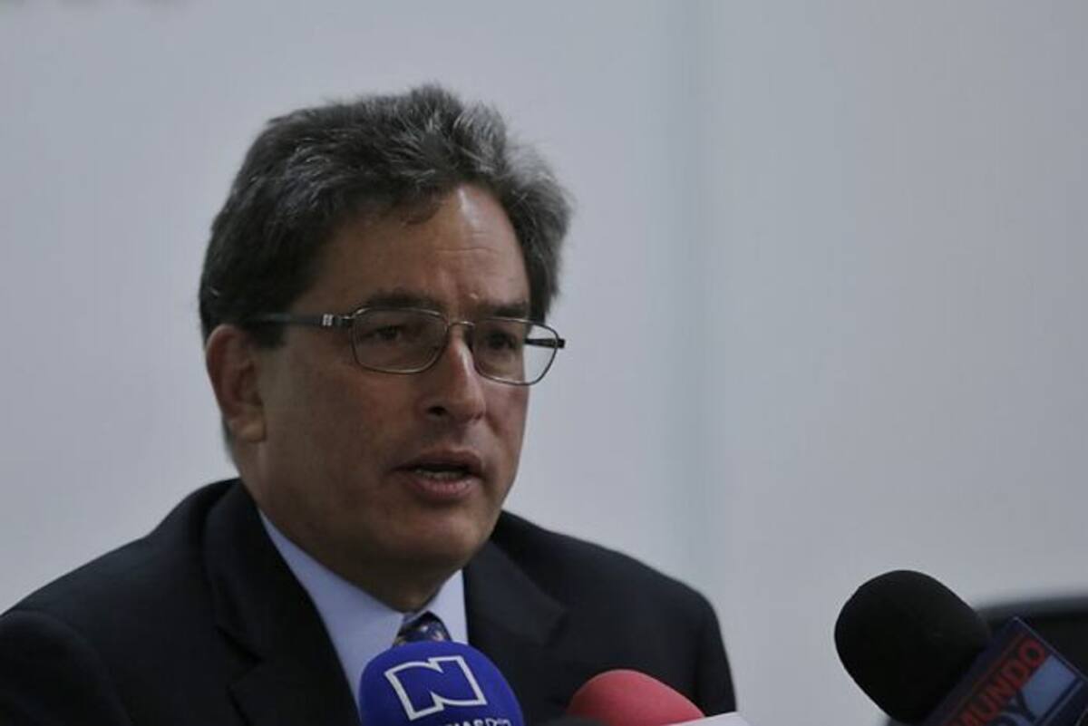 Ministro de Hacienda, Alberto Carrasquilla. Colprensa.