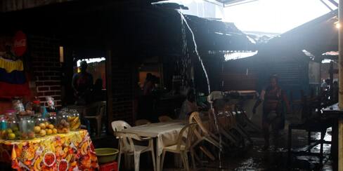 Video: comerciantes de Bazurto afectados por las lluvias