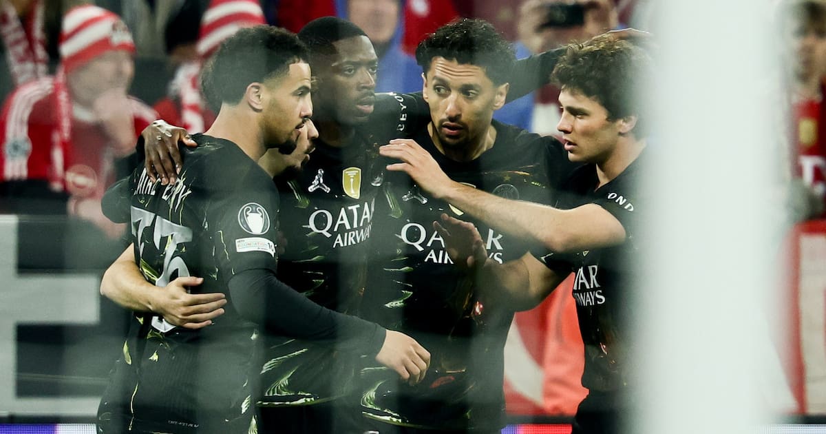 Video: PSG goal against Bayern Munich in the Champions League semifinals