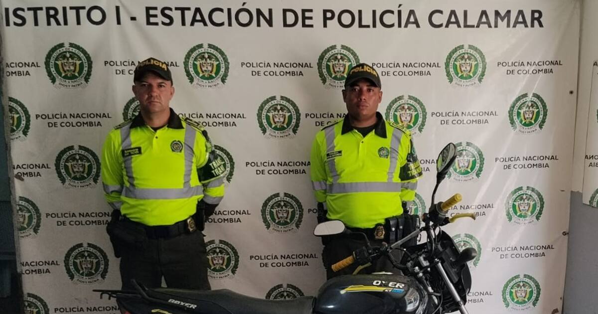 Cayó en Calamar motocicleta robada que intentaron hacer pasar como legal