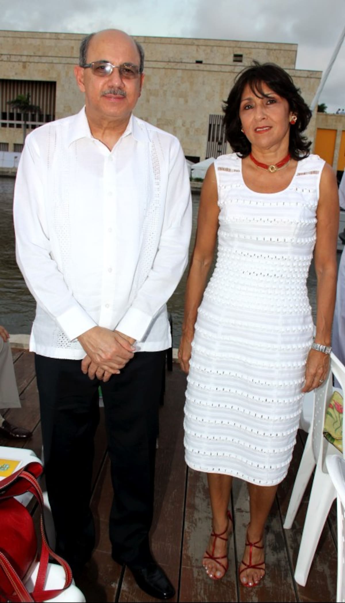 Jorge Luis Quintero, magistrado de la Corte Suprema de Justicia y Silvana Giaimo, viceministra de Minas y Energía.