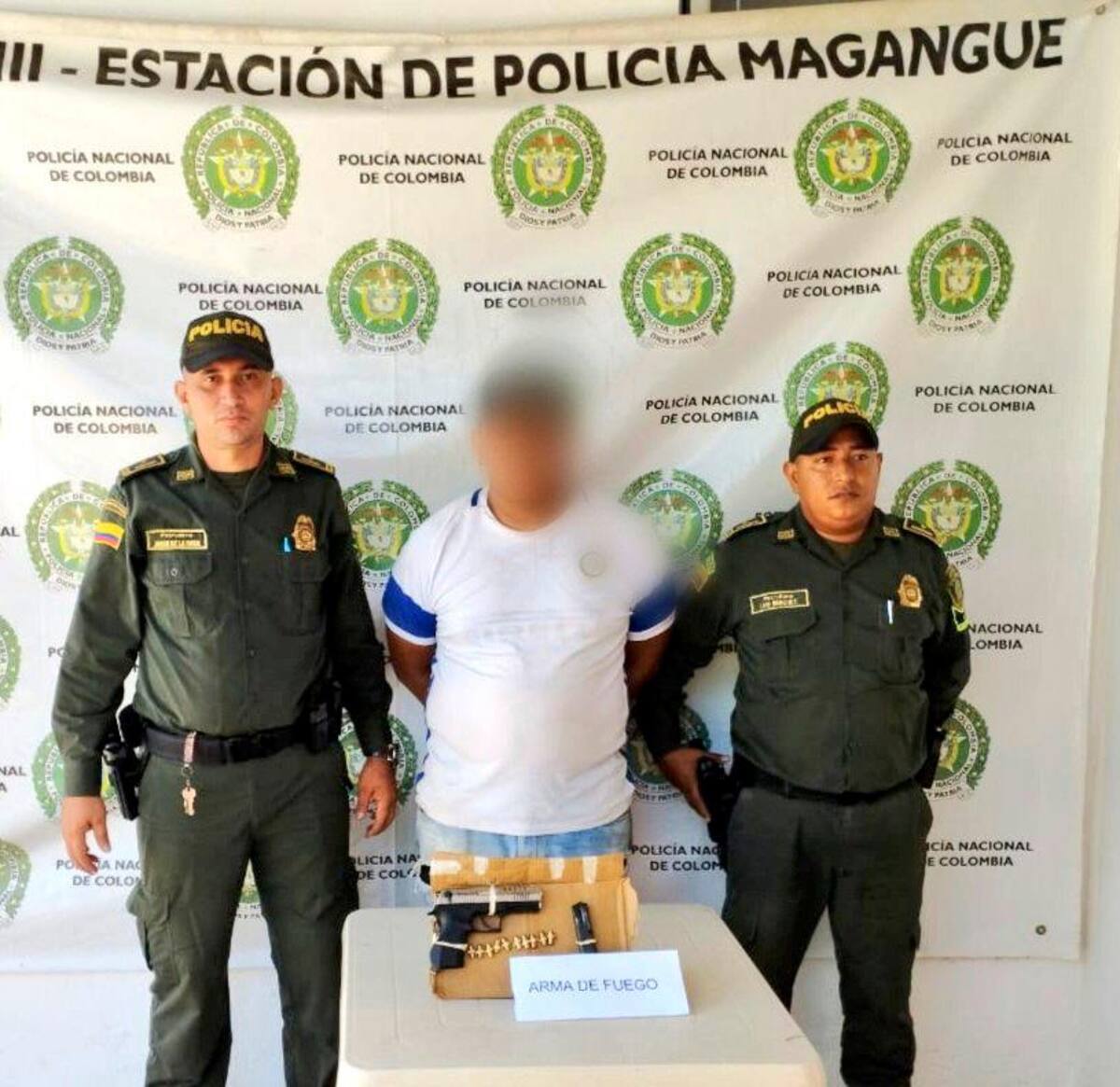 Los capturados quedaron a disposición de la autoridad competente. //Cortesía