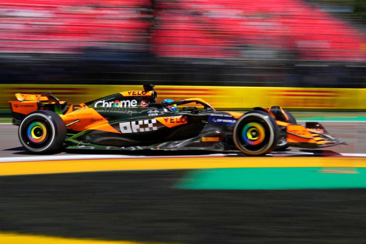 Piastri dominó último libre para el Gran Premio de Emilia-Romagna