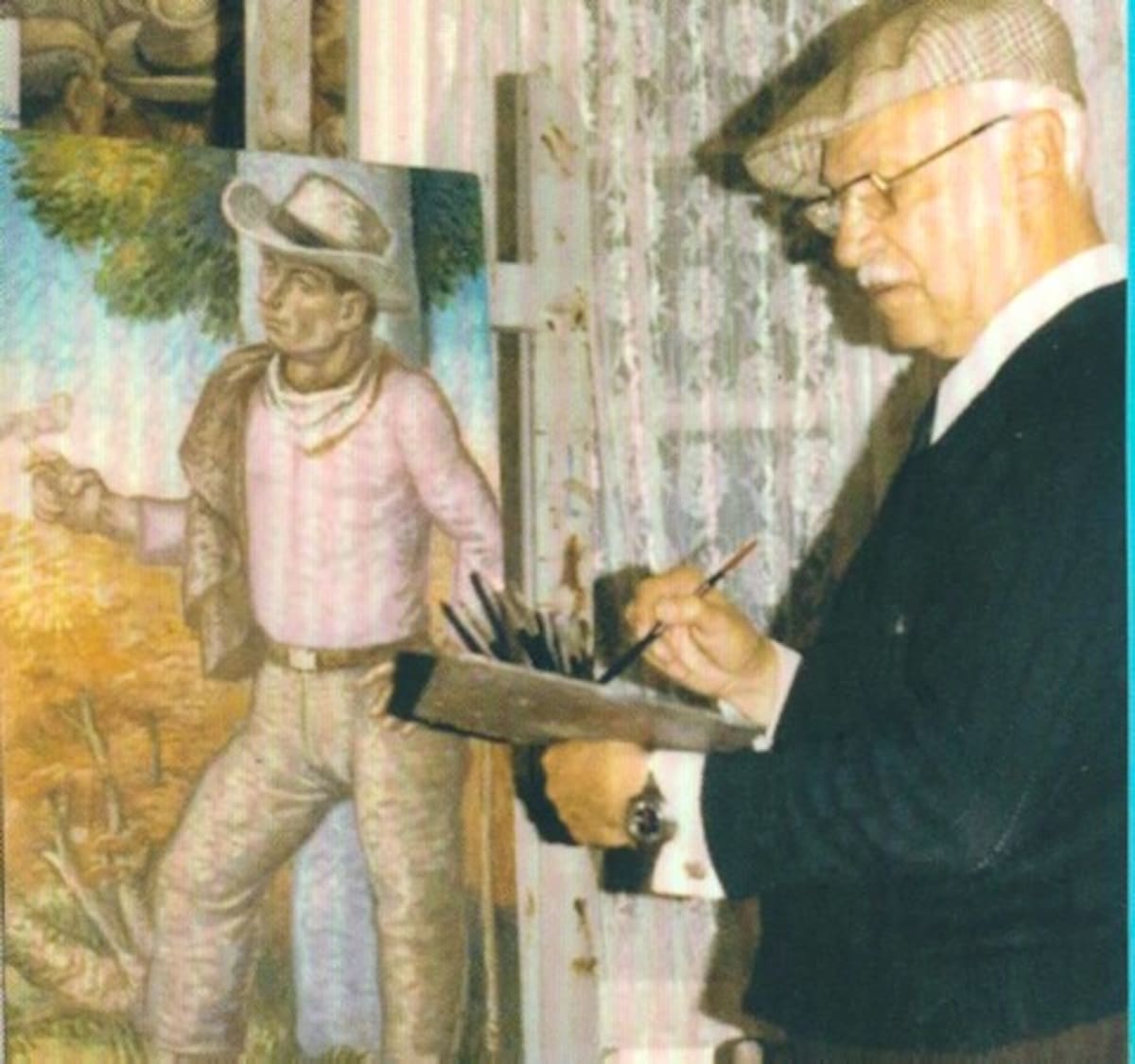 El artista Luis Acuña no dejó de pintar hasta la víspera de sus noventa años.