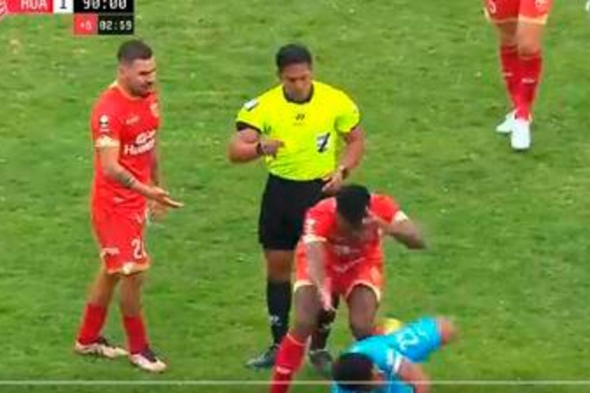 Video: en partido del fútbol profesional hubo agresiones entre jugadores