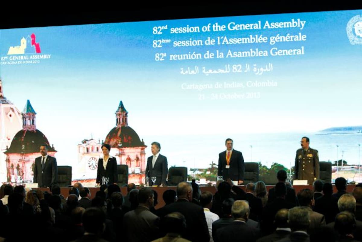 La Asamblea de Interpol que este año se realiza en Cartagena muestra un panorama favorable en términos de tecnología contra la delincuencia para el país. Oscar Diaz Acosta - El Universal