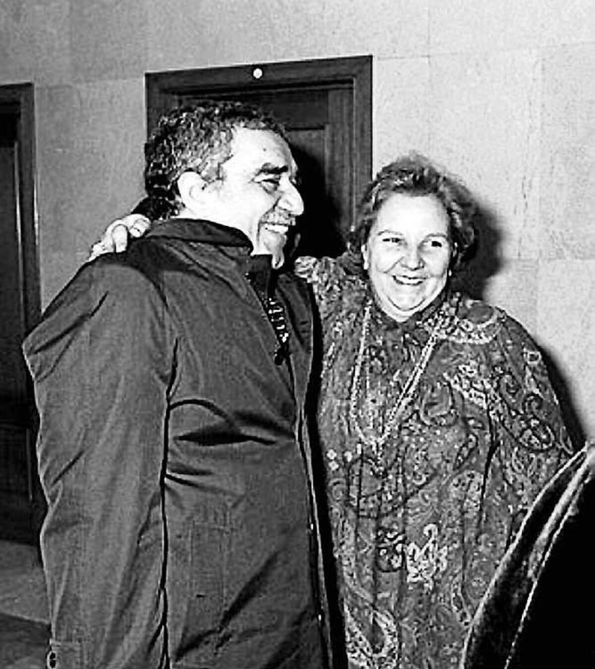 Carmen Balcells y Gabriel García Márquez