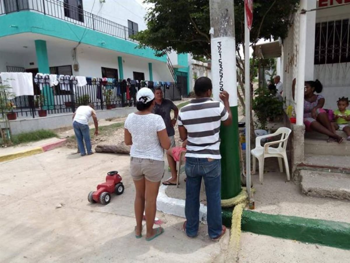 Los delincuentes motorizados colapsaron la seguridad en esta zona. Cortesía.