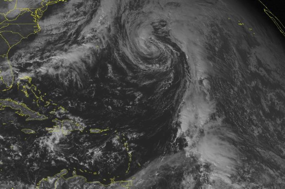 Tormenta subtropical Melissa. AP