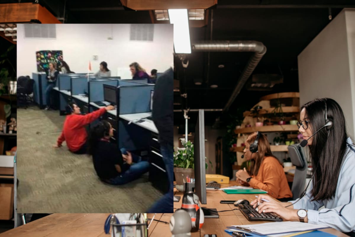 Insólito: callcenter quita las sillas a empleados que no venden