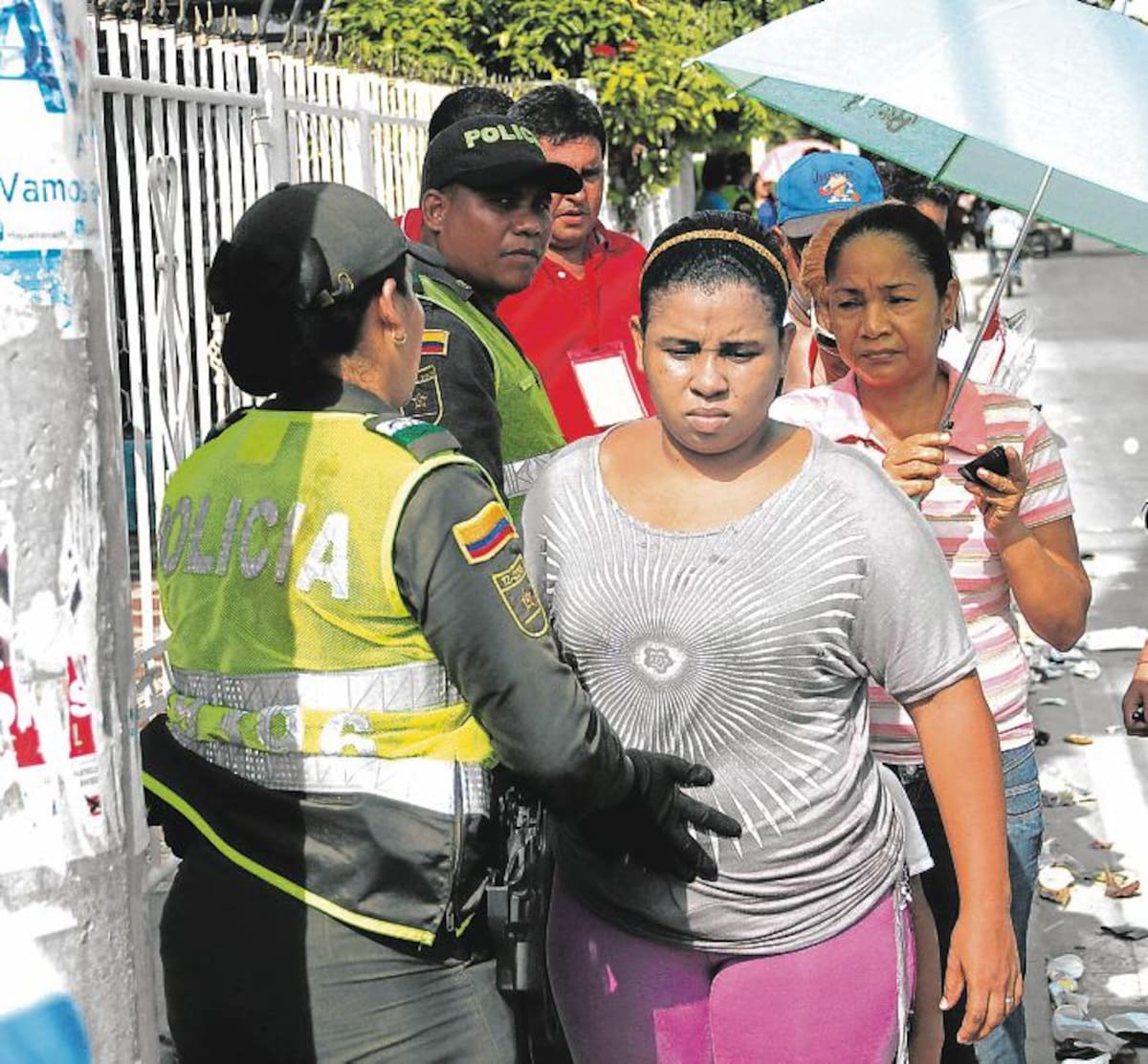 Quienes salierona votaron lo hicieron en completa armonía.