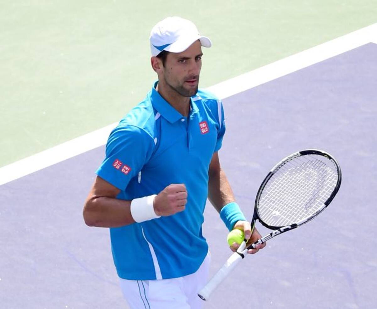 Novak Djokovic. AFP Harry How