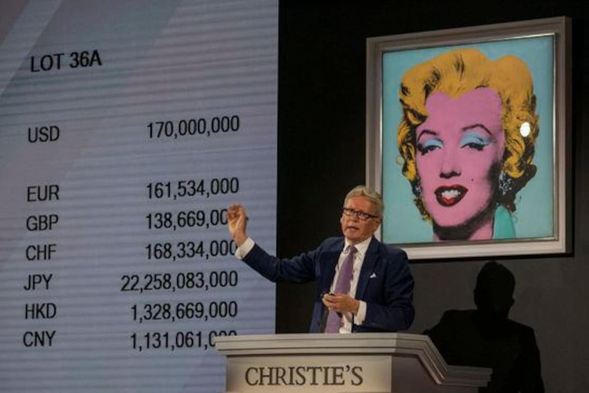 Una Marilyn de Warhol, obra más cara al venderse por 195 millones