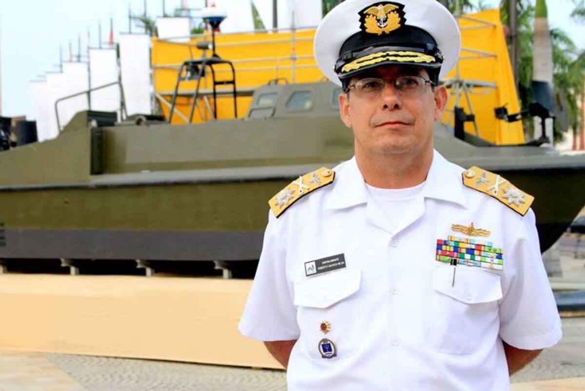 Contralmirante Roberto Sáchica Mejía, presidente de Cotecmar. CORTESÍA