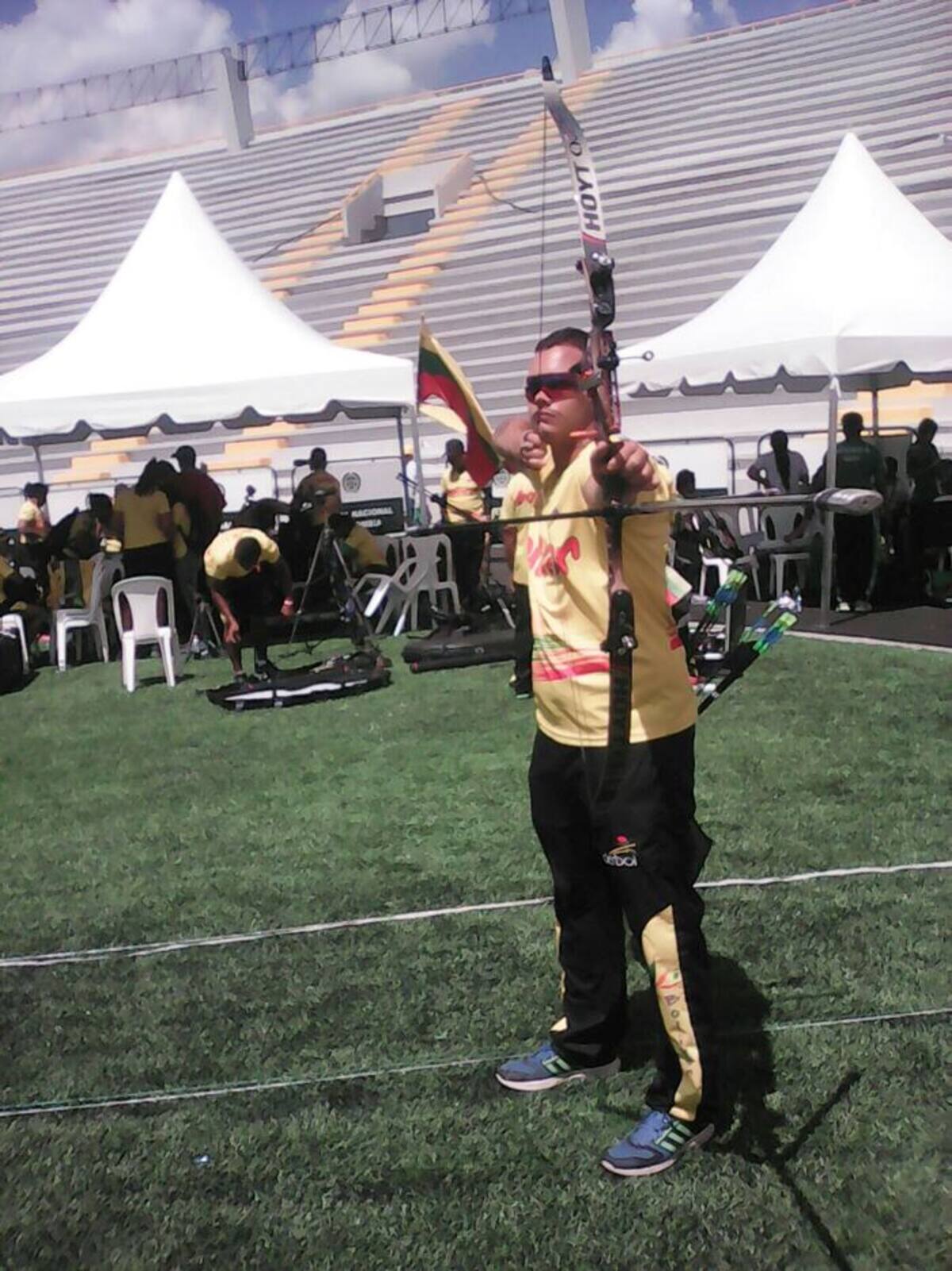 Daniel Pineda, en arquería, fue el más destacado de Bolívar. Cortesía