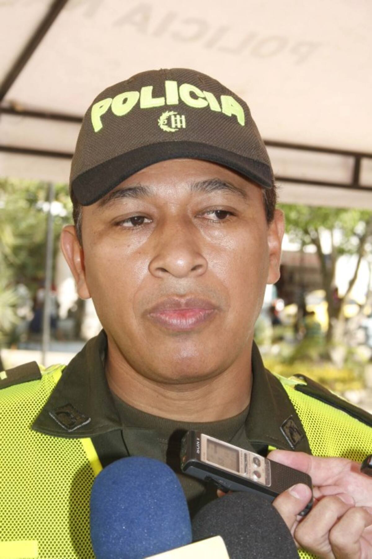 Comandante Policía Sucre, coronel Orlando Polo Obispo.