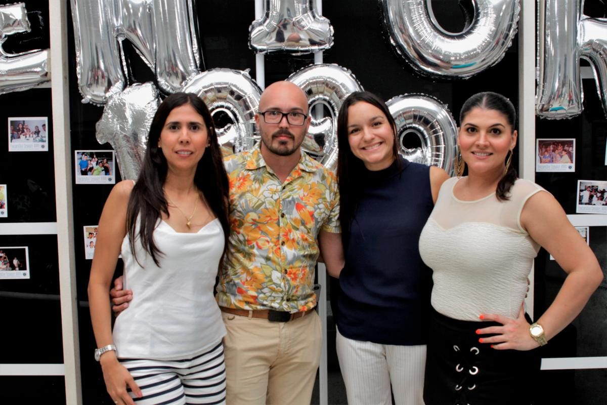 Laura Jiménez, Oswaldo Armella, Mónica Palomino y Silvia Aristizábal.