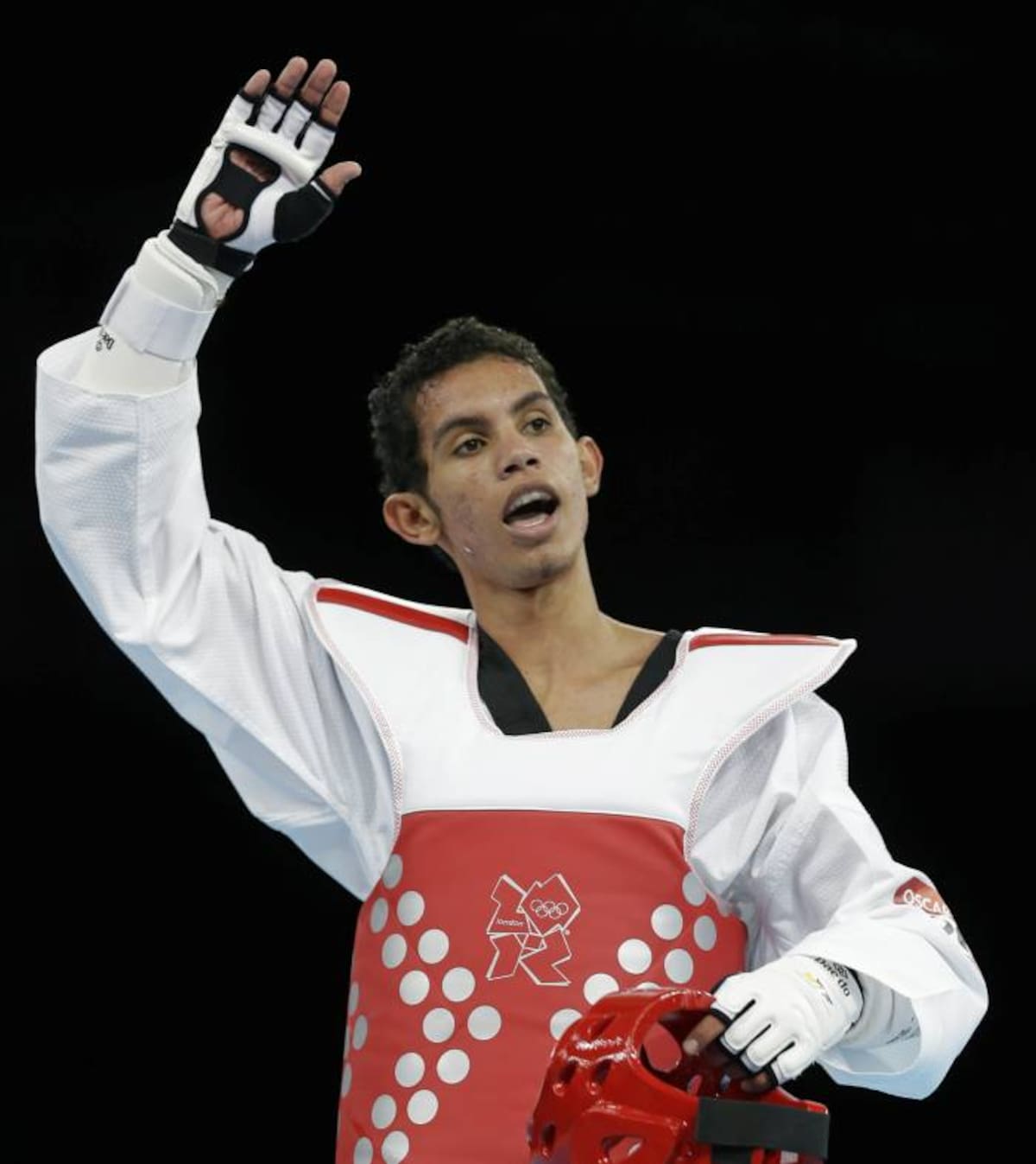 Óscar Muñoz, medallista olímpico colombiano. AP Ng Han Guan