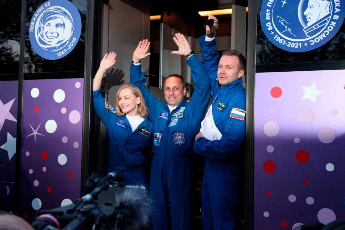 Rusia marca otro hito al rodar la primera película en el espacio