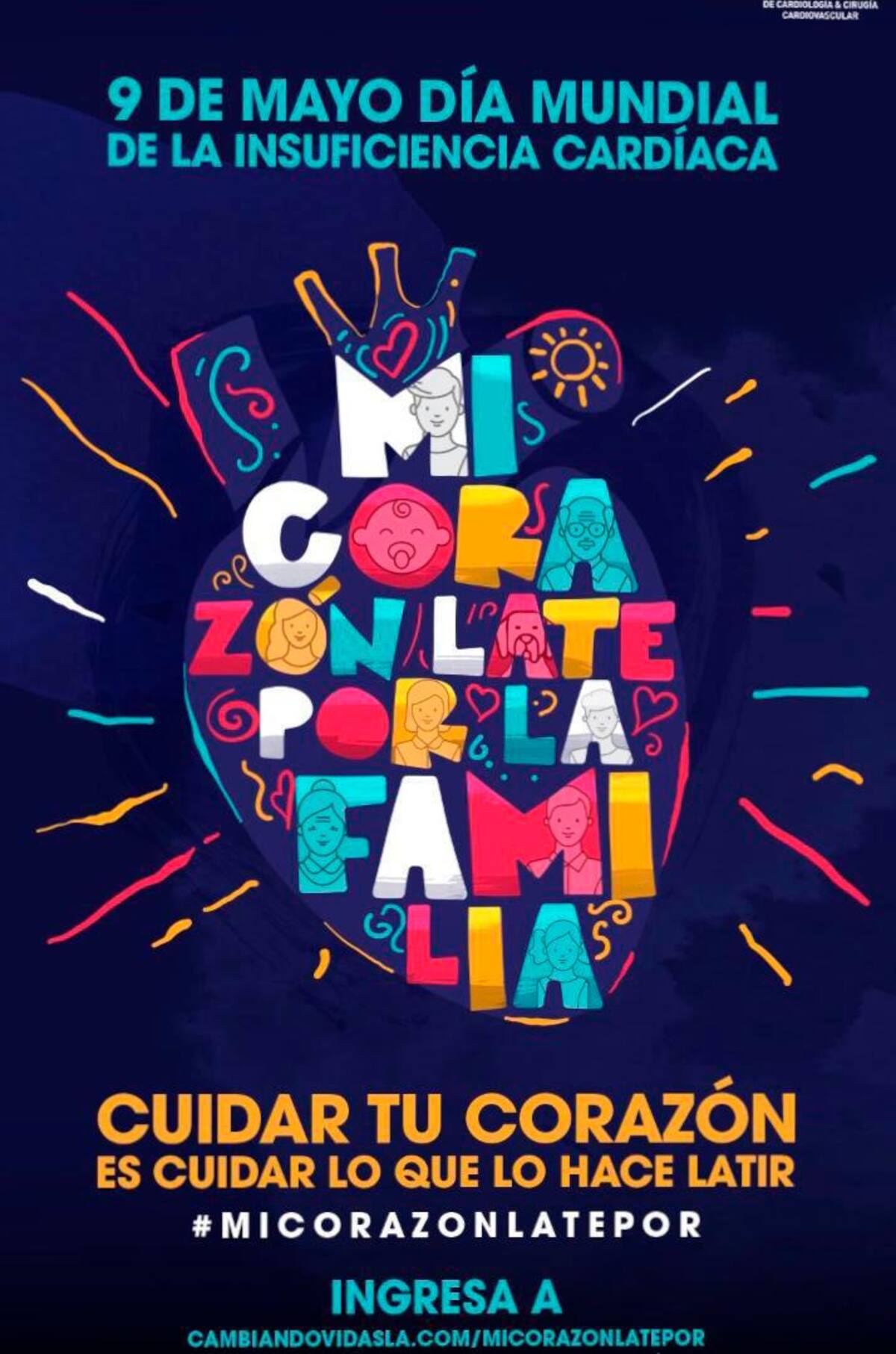 Hoy, Día de la Insuficiencia Cardíaca, la Sociedad Colombiana de Cardiología, la Sociedad de Medicina Interna y Laboratorios Novartis lanzan la campaña “Cuidar tu corazón es cuidar lo que lo hace latir. Foto: Cortesía.