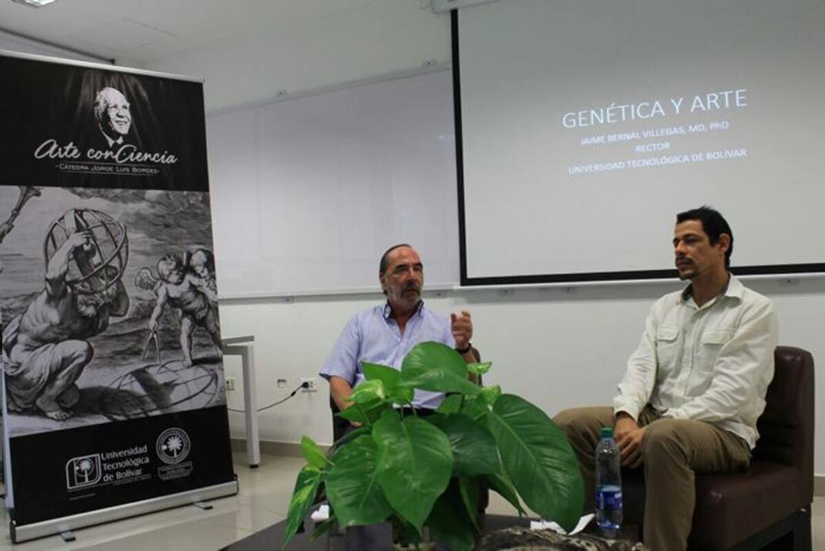 Genética y Arte fue el tema con el que se abrió la tercera conferencia de Arte con Ciencia, Cátedra: Jorge Luis Borges.