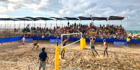 Bolívar logra oro en voleibol playa masculino