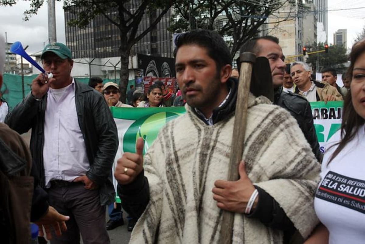 César Pachón, líder campesino. COLPRENSA