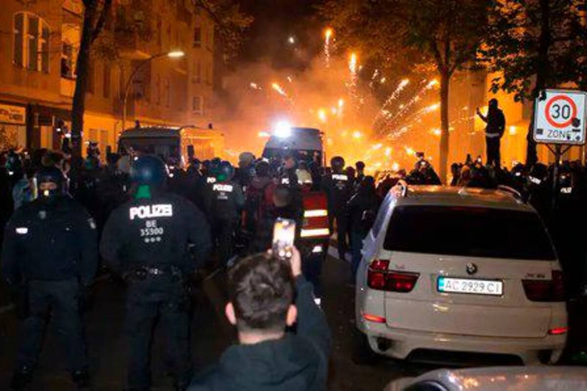 Policía berlinesa anuncia 174 detenciones y 65 denuncias en protestas por Gaza