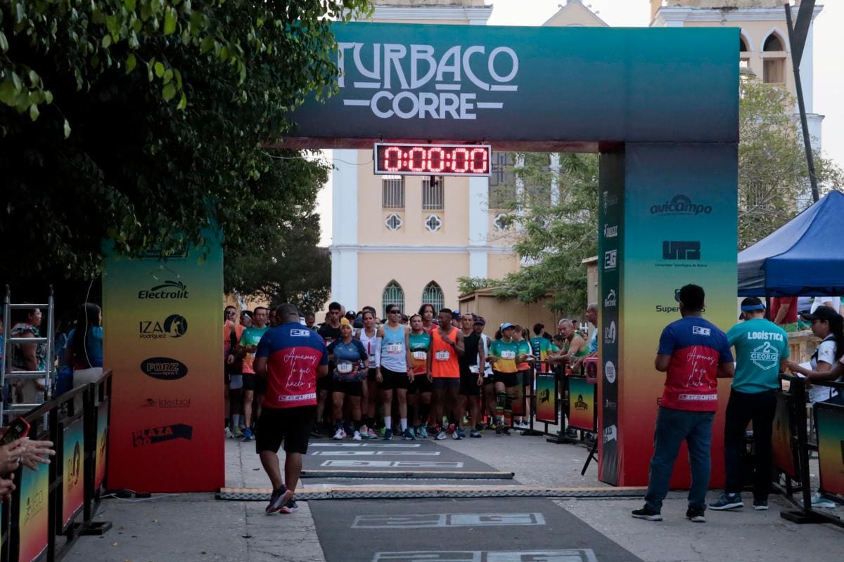 La competencia atlética resultó un éxito en Turbaco.