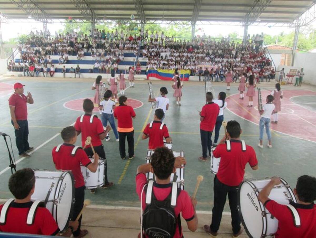 Banda de paz de la Institución Educativa Aníbal Noguera. LILA LEYVA VILLARREAL.