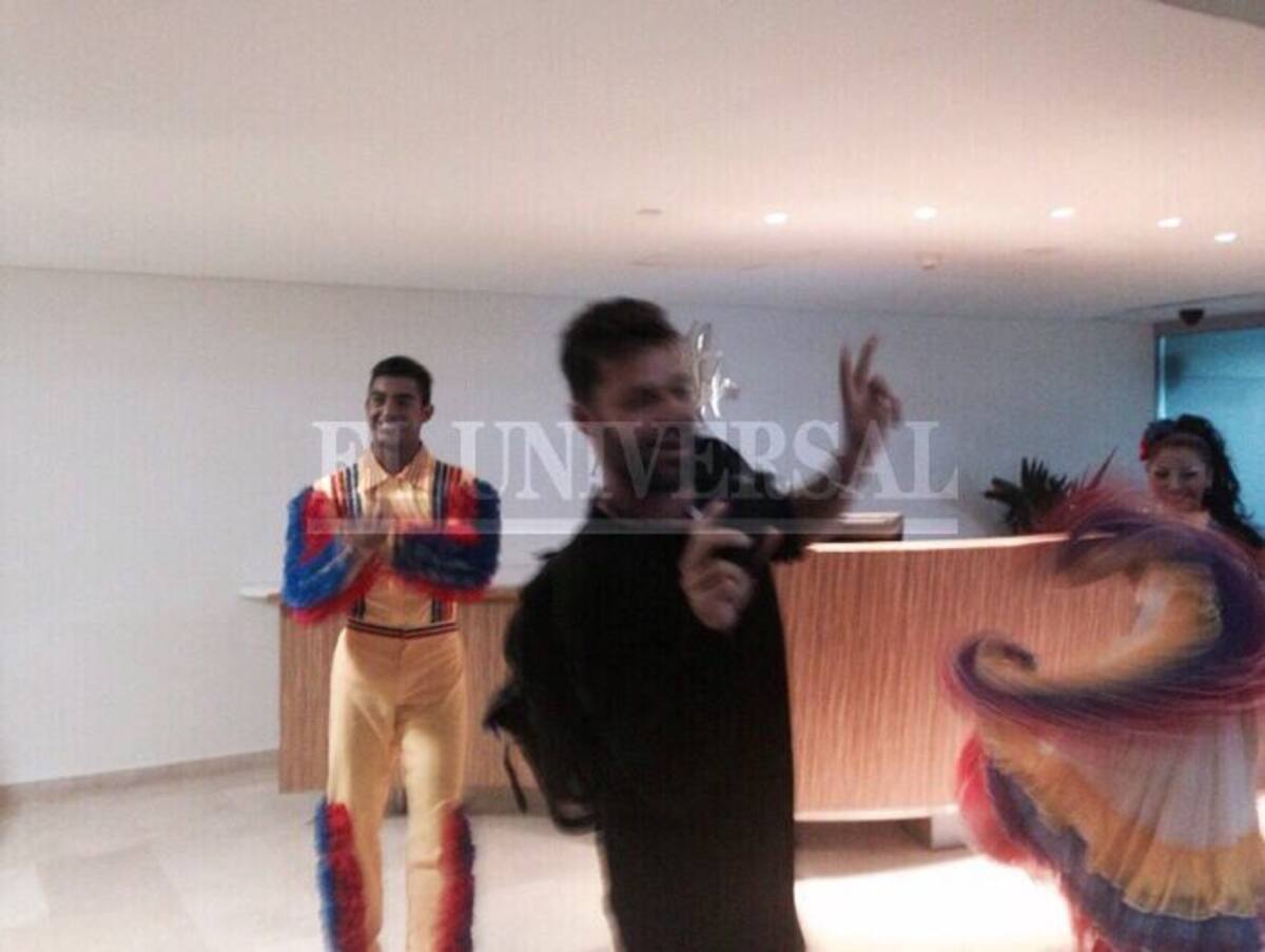 Ricky Martin en Cartagena. EL UNIVERSAL