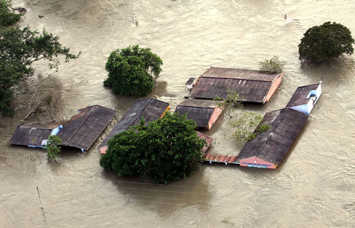 Inundación en el 2010. Colprensa