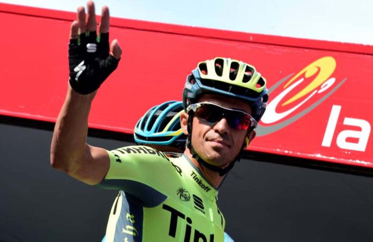 Alberto Contador. AFP JOSE JORDAN