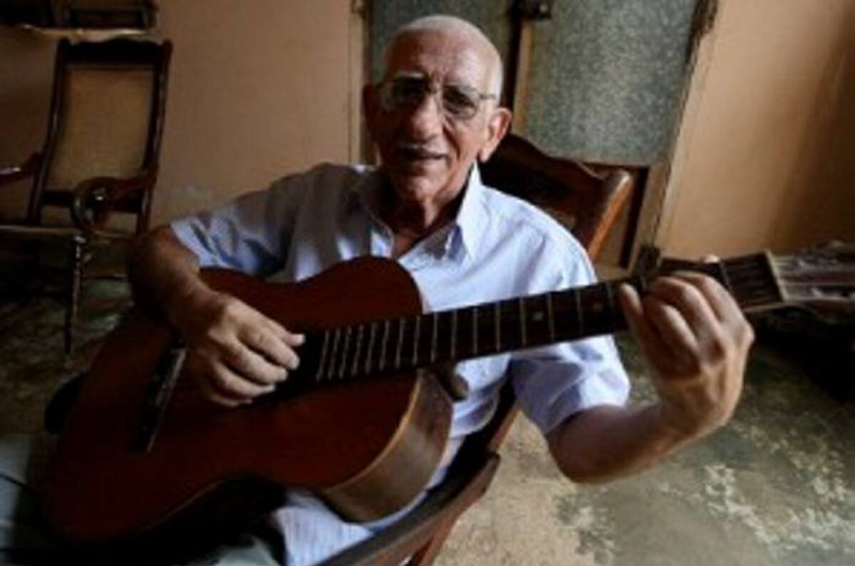 Julio Erazo, juglar de la música del Caribe, ganador del Premio Vida y Obra. Cortesía