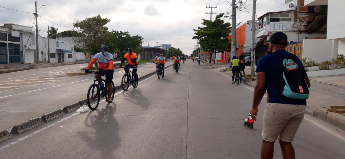 Con la jornada se busca incentivar el uso de la bicicleta como alternativa de movilidad. // LUIS EDUARDO HERRÁN