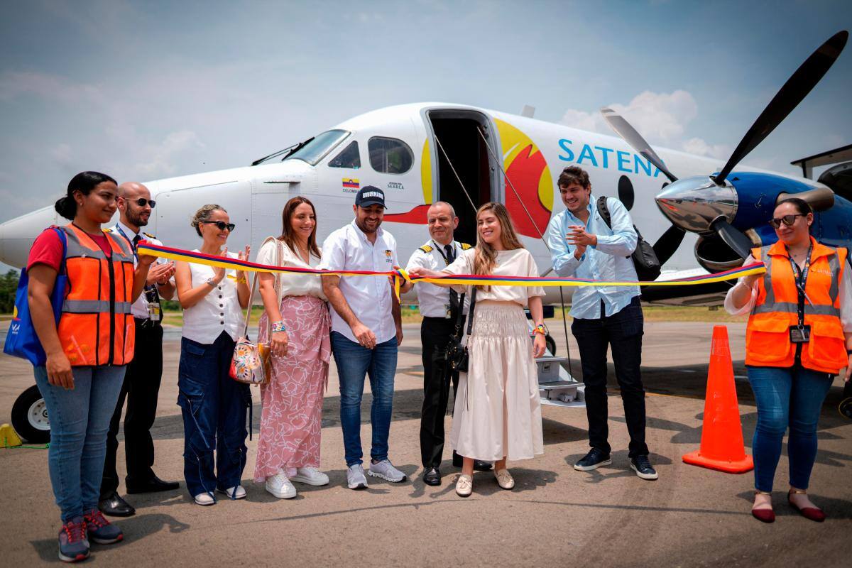 “Mientras sea gobernador garantizaré la ruta aérea Medellín - Mompox”: Arana