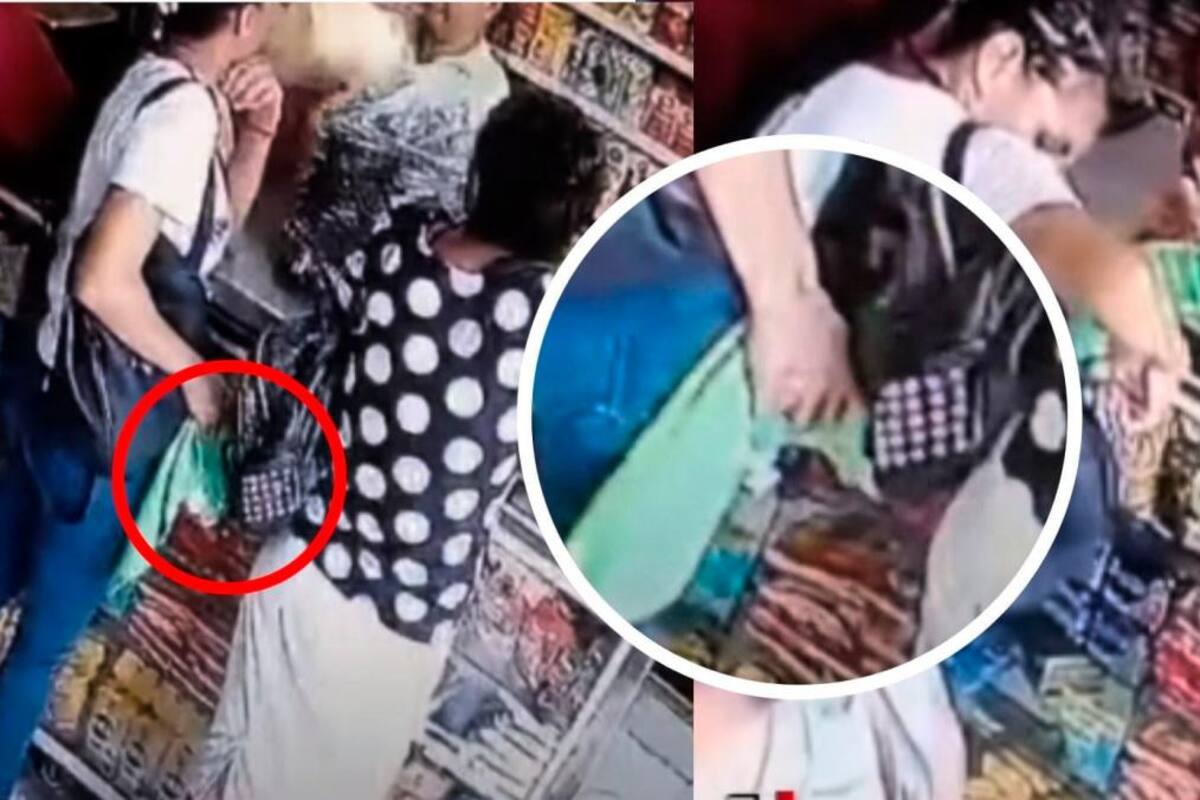 Destreza para robar: Cámara capta a mujer haciendo ‘cosquilleo’ en una tienda