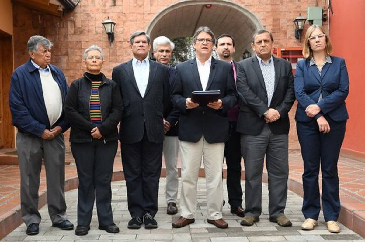 Equipo negociador del gobierno en la mesa con el ELN. Colprensa.