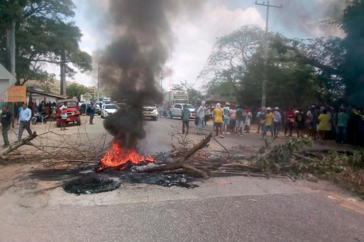 San Juan Nepomuceno: sed, bloqueos, Esmad y caos por falta de agua potable