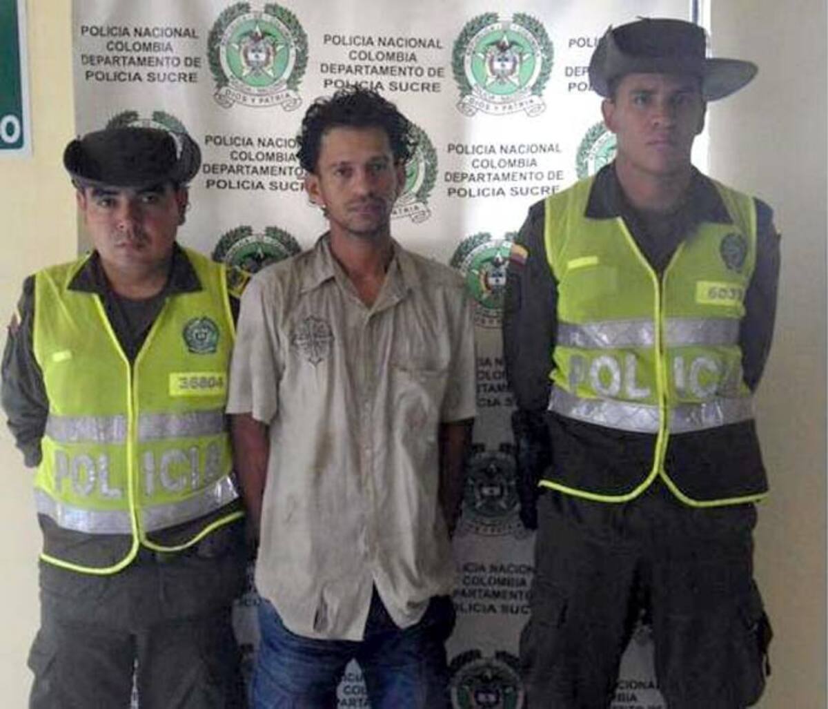 Luis Eduardo Figueroa Díaz, capturado con droga. EL UNIVERSAL