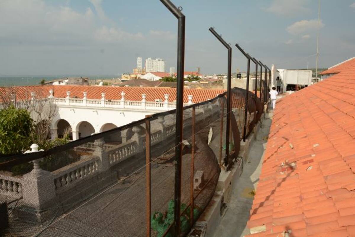 En el tejado también hay deterioro. Luis Eduardo Herrán-El Universal