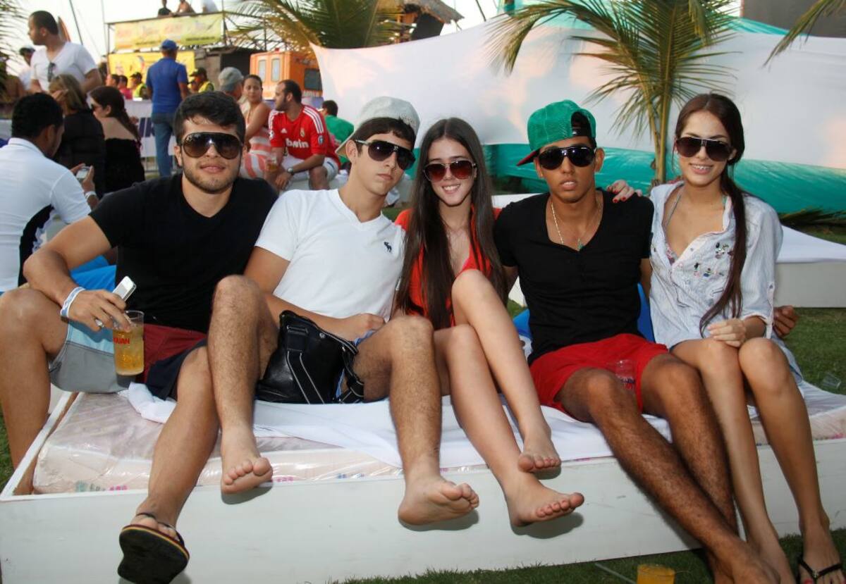 Andrés Cabrera, Rafael Milanés, María Andrea Quintana, Andrés Bonfante y Valentina Vergara.