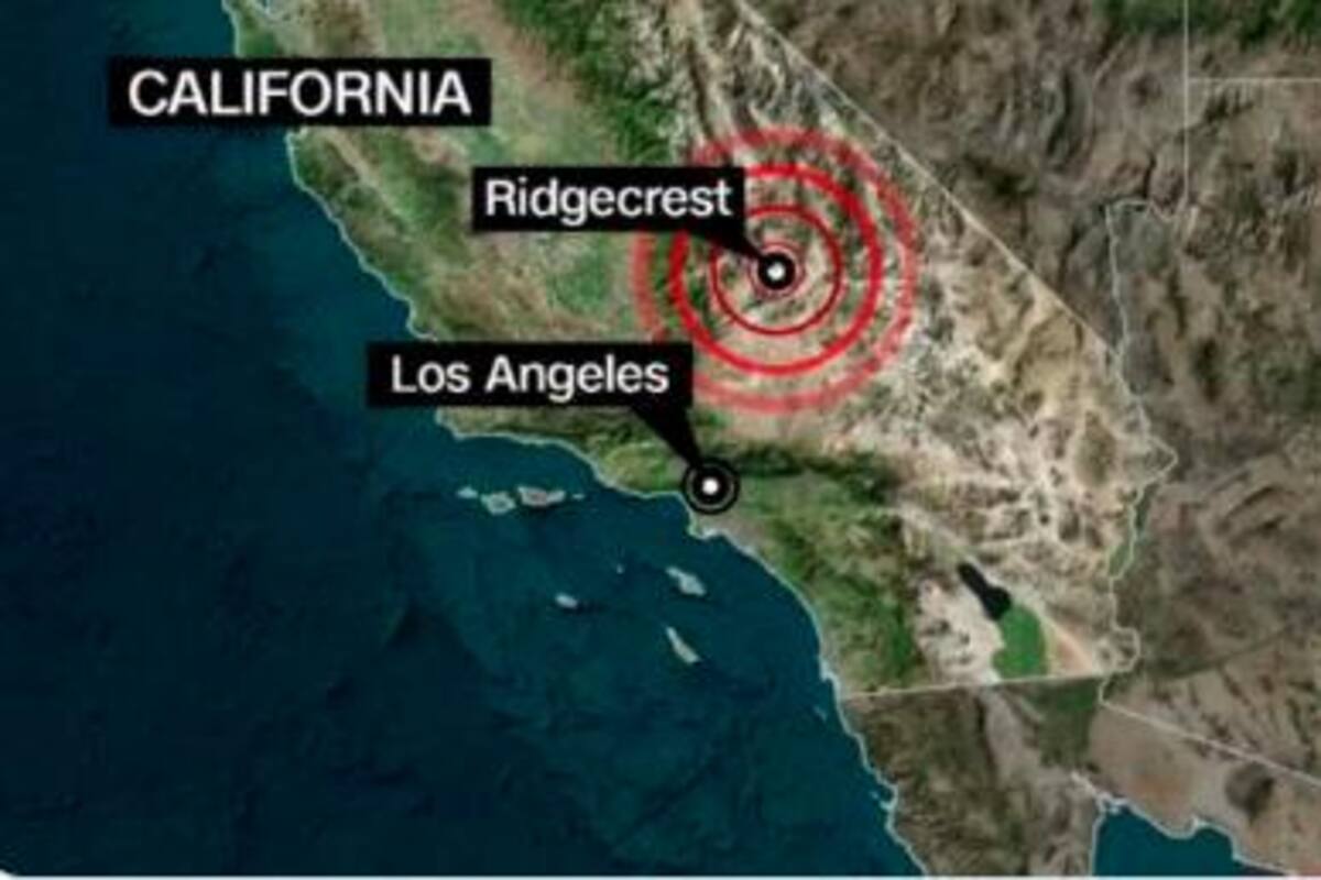 Fuerte sismo sacude nuevamente a California, Estados Unidos