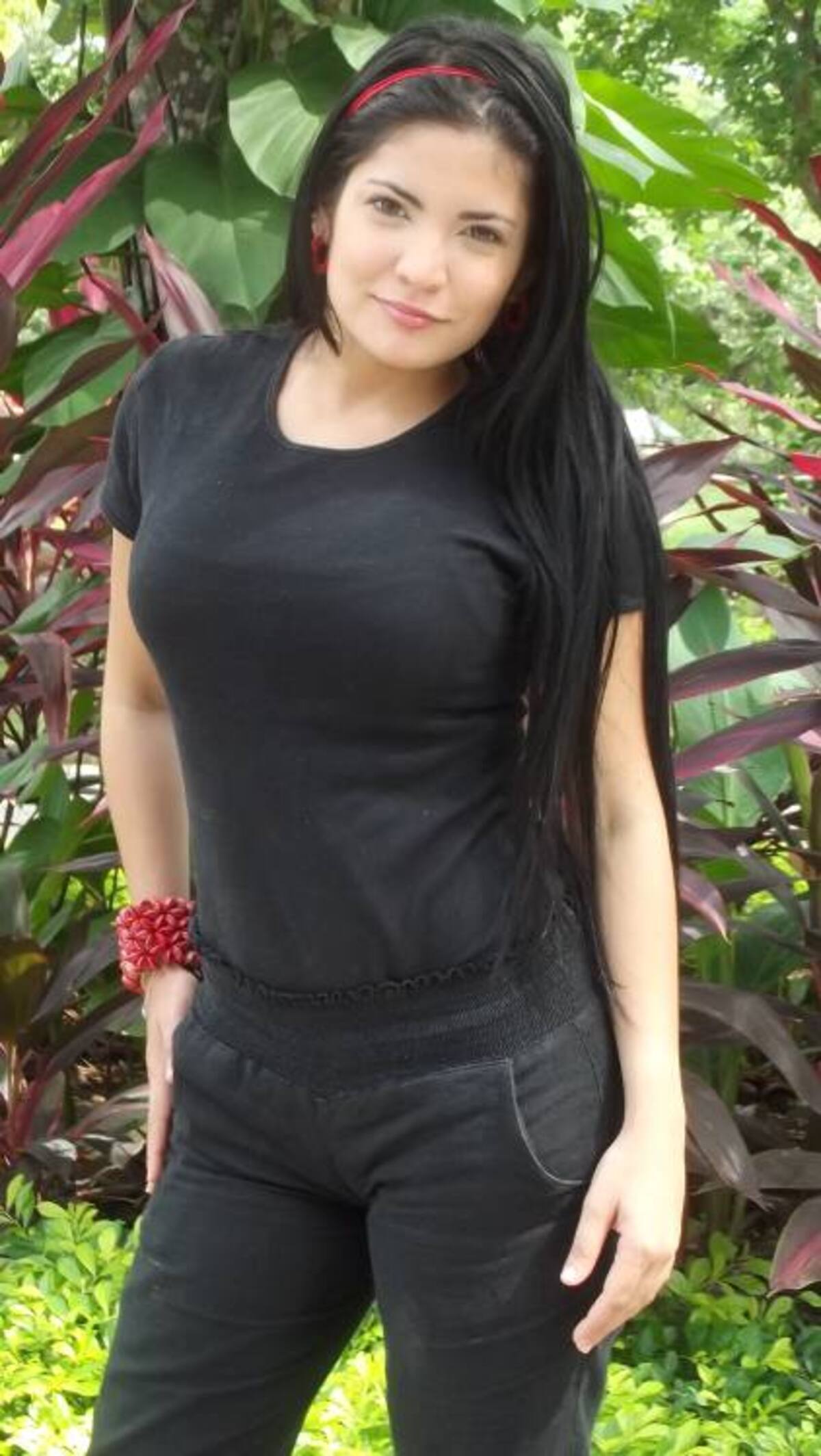 Alexandra La Madrid, modelo y estudiante universitaria.