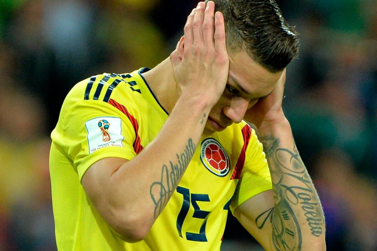 Colombia pierde a Matheus Uribe por lesión en Copa América