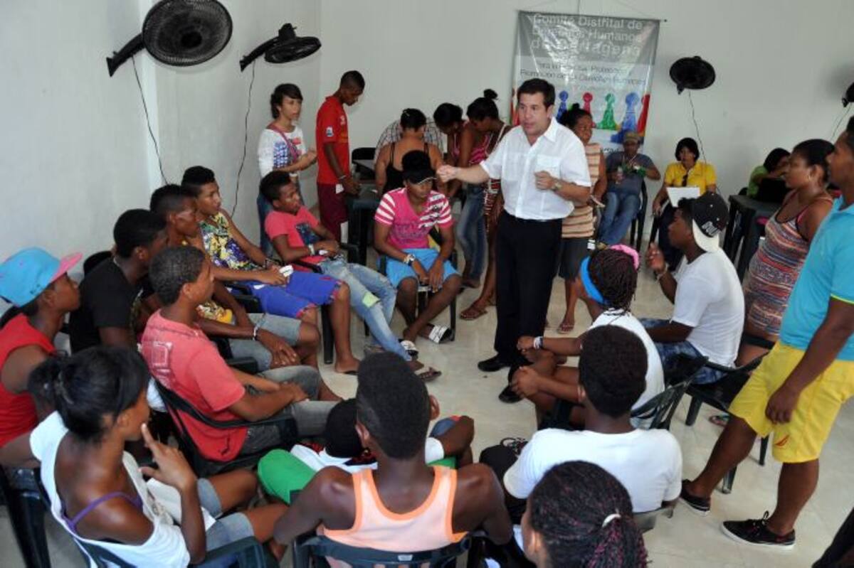 El propósito del Distrito es vincular a la vida productiva a los jóvenes y a las mismas familias, a partir de la oferta social del Estado. CORTESÍA