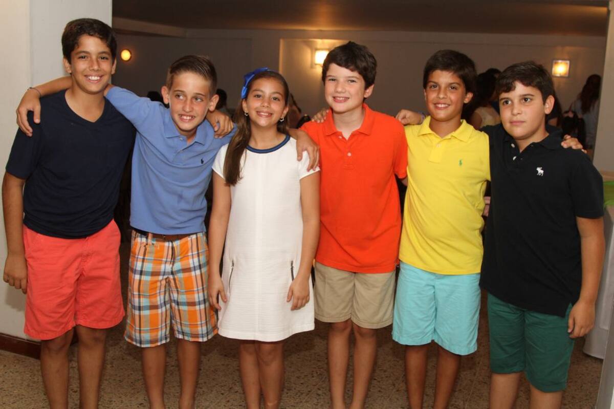 Juan Nicolás Tatis, Nicolás Prosperi, Nicolle Gedeón, Jorge Mario Zurek, Sebastian Romero y Juan José Mallarino Fotos MARUJA PARRA/EL UNIVERSAL/