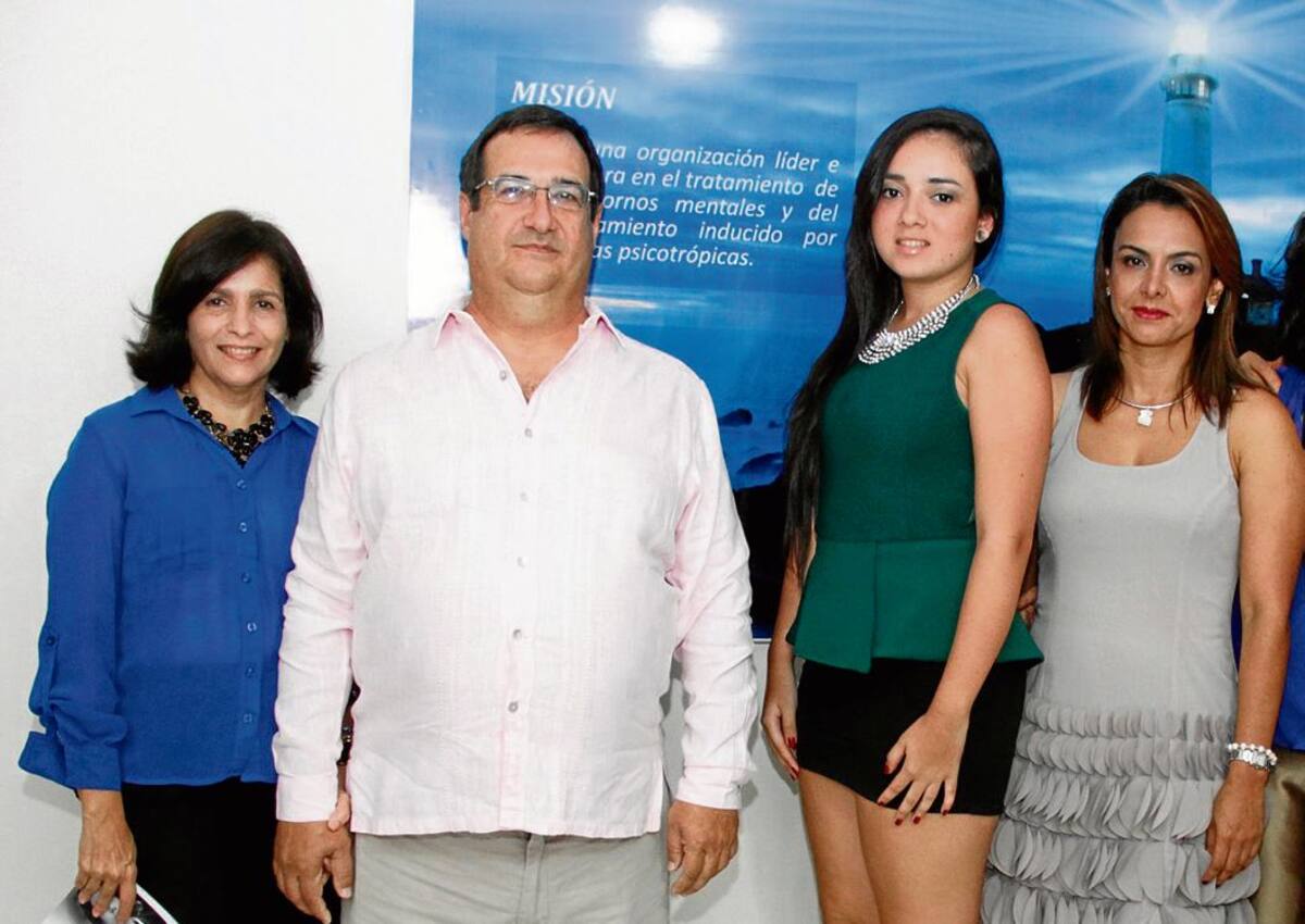 María Margaritta de Meisel, Adolfo Meisel, Nora Cristina Ayola e Ingrid Salas. Fotos LUIS APARICIO/EL UNIVERSAL/