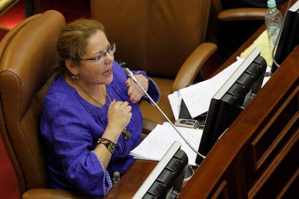 Alba Luz Pinilla, representantes del Polo Democrático Alternativo. COLPRENSA